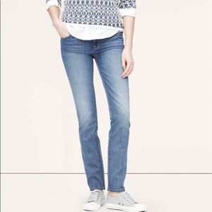 L O F T Modern Straight Jean, 27/4